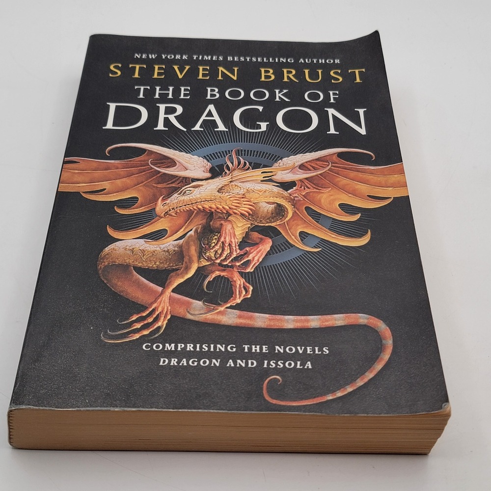 Steven Brust The Book of Dragon Paperback 1st/1st Ed Vlad Taltos Omnibus Good
